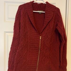 Eddie Bauer Heavy Zipper Cardigan